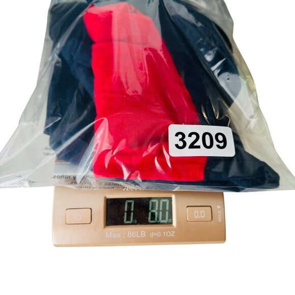 Hollister Boyfriend Tee Hoodie Small Navy Red White Cotton - Picture 6 of 6